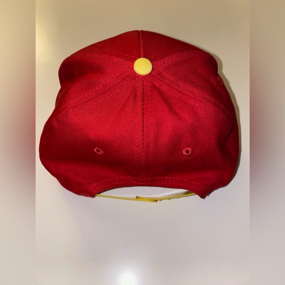 Six Flags The Flash DC Comics Snapback Hat Adult Cap 100% Cotton - Picture 3 of 6